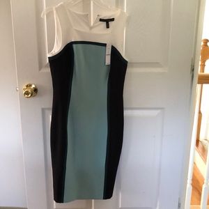Never worn before. Clean classic lines dress WHBM